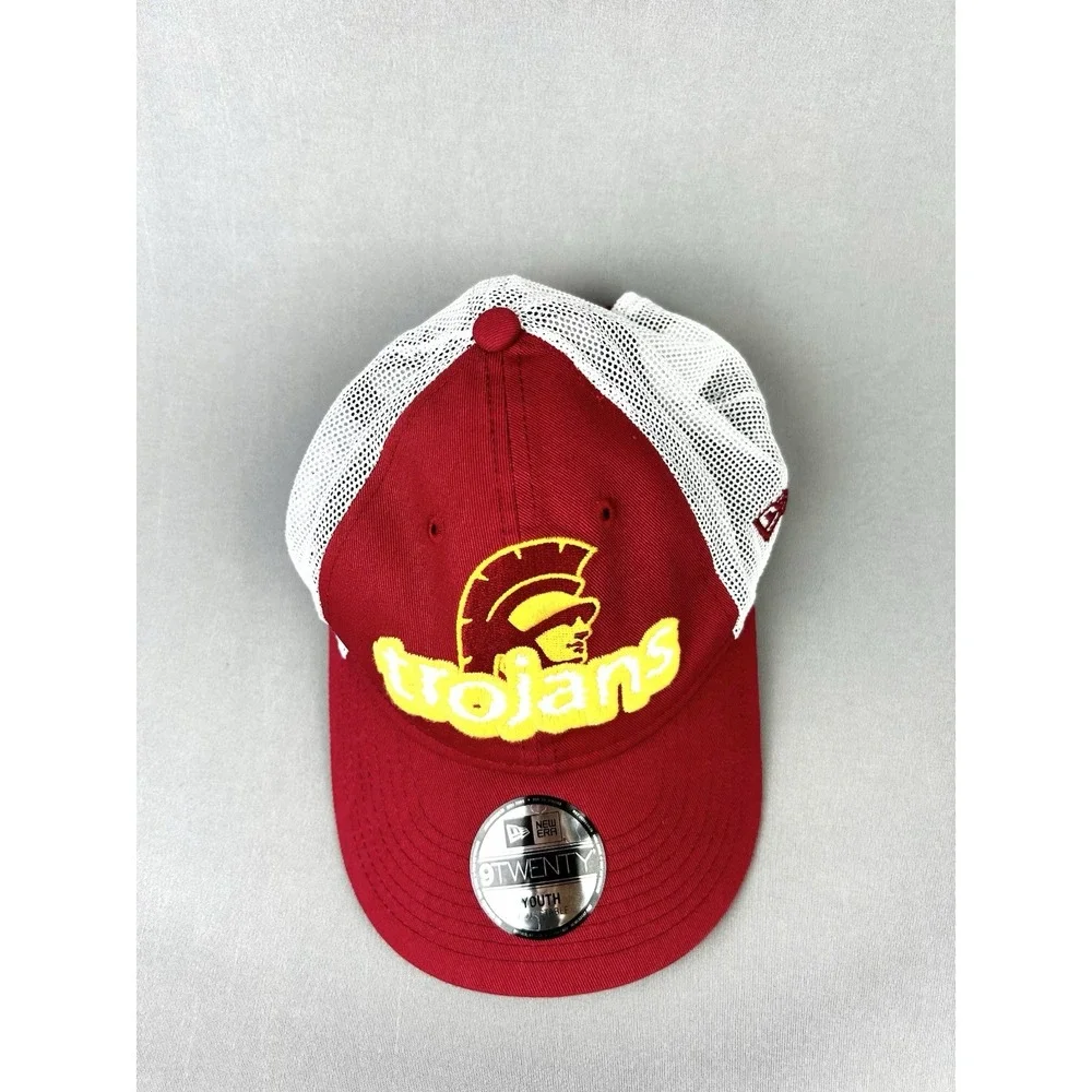 USC Trojans YOUTH New Era Strapback Adjustable Trucker Cap‎ Hat NEW